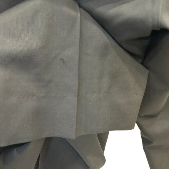 Yves Saint Laurent Dress Pants Mens Black Solid Classic Pleat Front Trousers - Picture 4 of 9